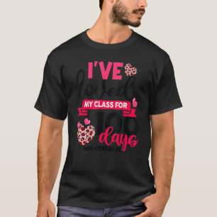 Camiseta Adorei a minha turma durante 100 dias de pré-escol