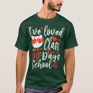 Camiseta Adorei Minha Classe Por 100 Dias De Amor De Gato E