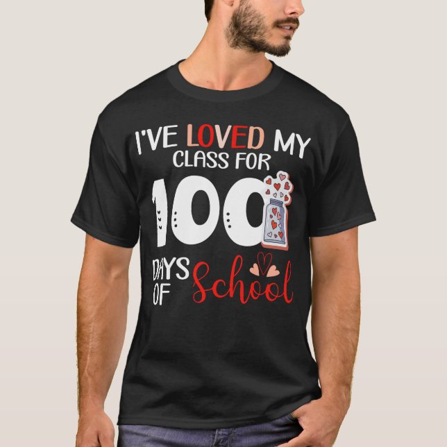 Camiseta Adorei minha turma por 100 dias de escola (Frente)
