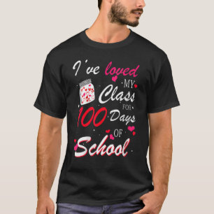Camiseta Adorei minha turma por 100 dias de escola 100º d
