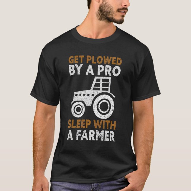Camiseta Adormecer Pró Com Um Agricultor (Frente)