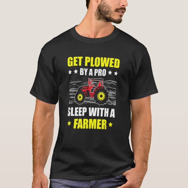 Camiseta Adormecer Pró Com Um Fa De Trator Farmer (Frente)