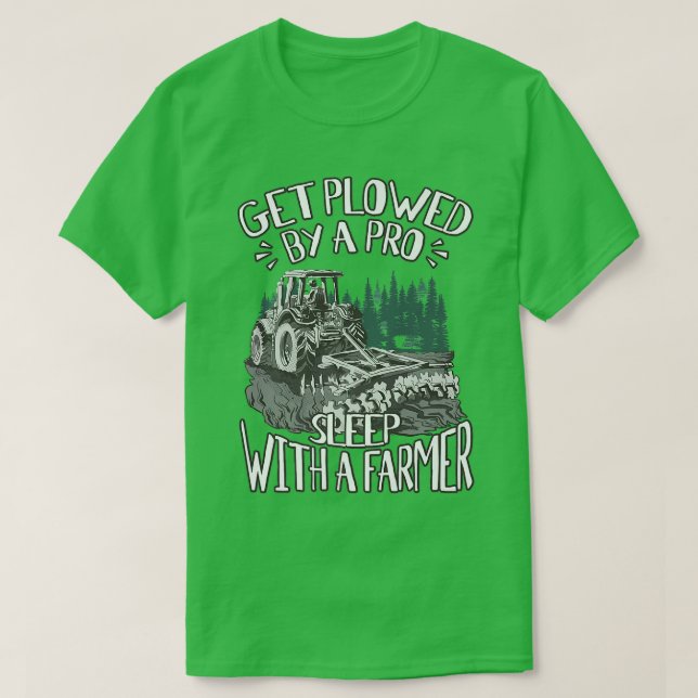 Camiseta Adormecer Pró Com Um Fa De Trator Farmer (Frente do Design)
