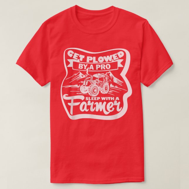 Camiseta Adormecer Pró Com Um Fa De Trator Farmer (Frente do Design)