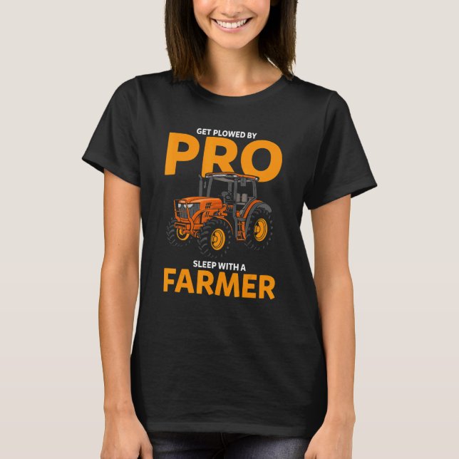 Camiseta Adormecer Pró Com Um Fa De Trator Farmer (Frente)