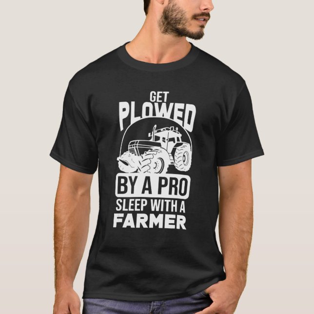 Camiseta Adormecer Pró Com Um Fa De Trator Farmer (Frente)