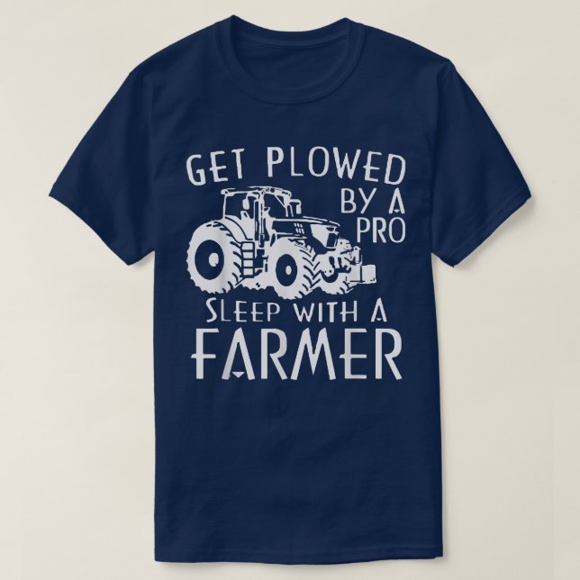 Camiseta Adormecer Pró Com Um Fa De Trator Farmer (Frente do Design)