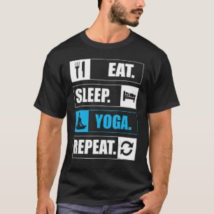 Camiseta Adormecer Yoga Repetir Professora Legal Espiritual