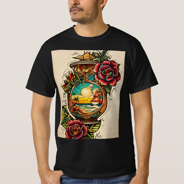 Camiseta "Adorne seu estilo com o charme da natureza: (Frente)