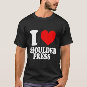 Camiseta Adoro a imprensa do ombro 1