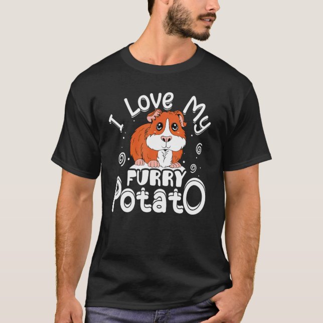 Camiseta Adoro A Minha Batata De Batata De Batata, Os Anima (Frente)