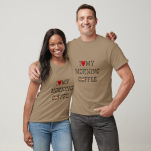 Camiseta Adoro A Minha Manhã De Café