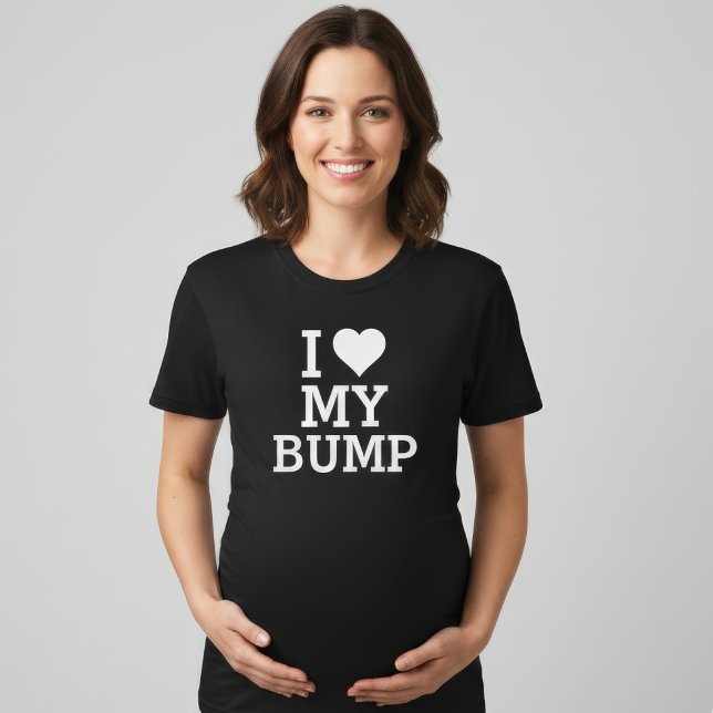 Camiseta Adoro A Minha Maternidade Bump (Criador carregado)