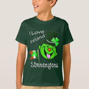 Camiseta Adoro a Rua de Patrick, uma Engraçada Irlanda