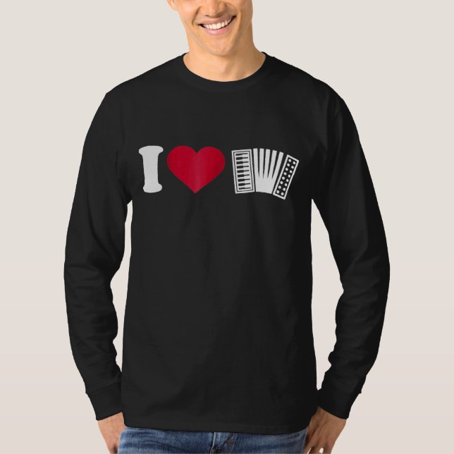 Camiseta Adoro Acordeão (Frente)