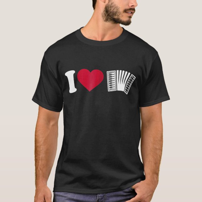Camiseta Adoro Acordeão (Frente)