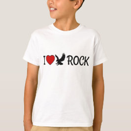 Camiseta Adoro Águia Rock California Red Heart