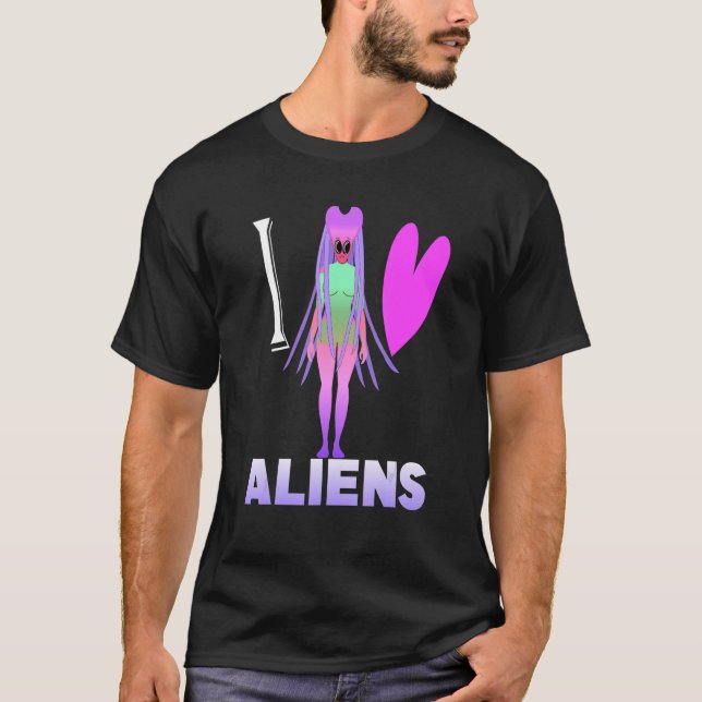 Camiseta Adoro Aliens 1 (Frente)