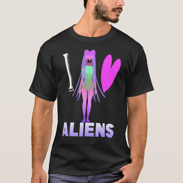 Camiseta Adoro Aliens 1 (Frente)