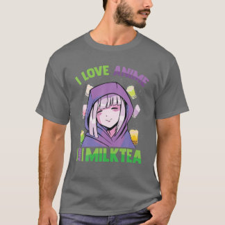 Camiseta Adoro Anime Chá De Leite - Kawaii Blushing Otaku