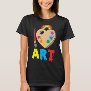 Camiseta Adoro Arte Artista Pintura Artística Criativa Colo