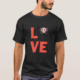 Camiseta Adoro Axolotl Amphibian Pet Owner E Animal