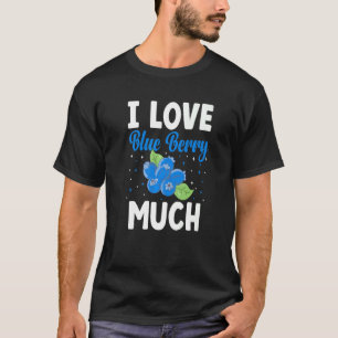 Camiseta Adoro Azul Berry Muita Fruta Blueberry