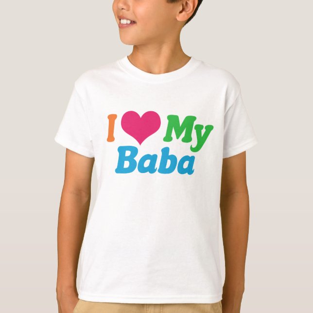Camiseta Adoro Baba Kids (Frente)