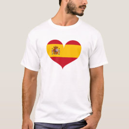 Camiseta Adoro Bandeira de Espanha