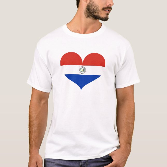 Camiseta Adoro Bandeira de Paraquay (Frente)