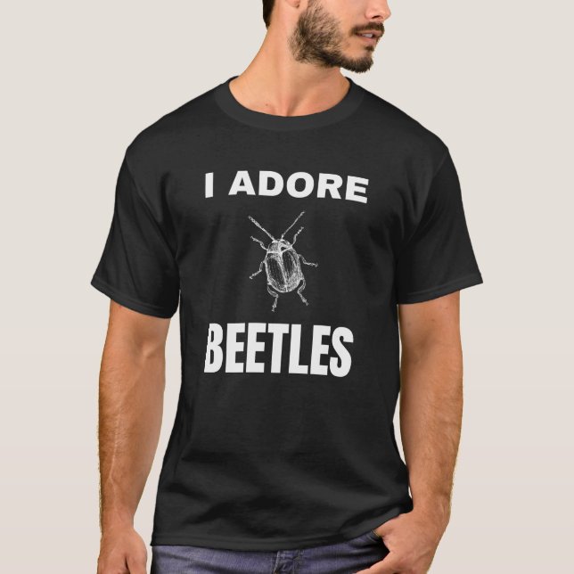 Camiseta Adoro besouros (Frente)