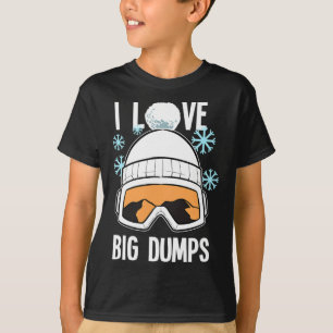 Camiseta Adoro Big Dump Snowboarder Snowboard Freestyl