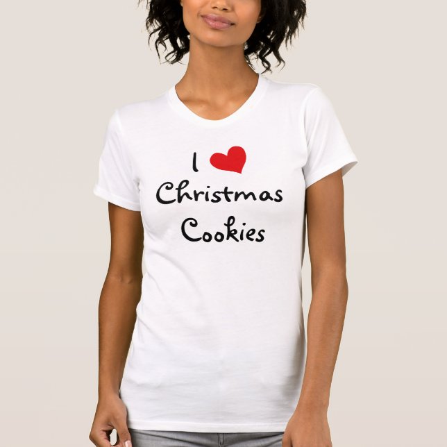 Camiseta Adoro Biscoitos de Natal (Frente)