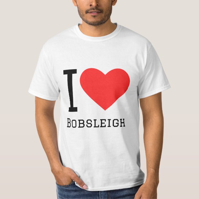 Camiseta Adoro bobsled (Frente)