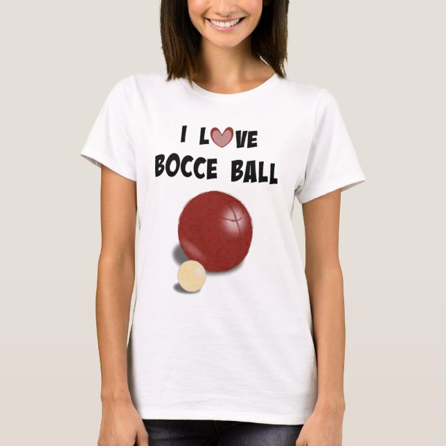 Camiseta Adoro Bocce Ball (Frente)
