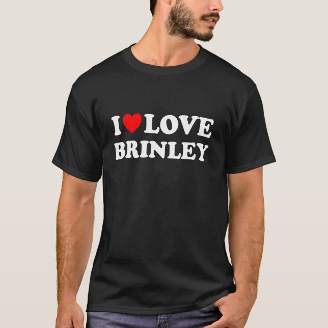 Camiseta Adoro Brinley I Heart Brinley (Frente)