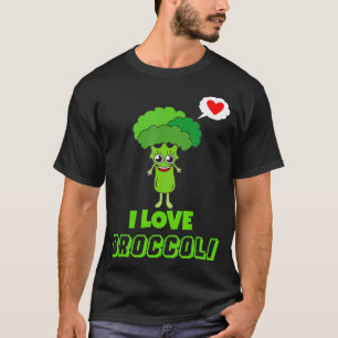 Camiseta Adoro Broccoli Vegan Vegetariana Comida de Divers
