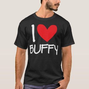 Camiseta Adoro Buffy Name Heart Personalised Men Cara BFF F