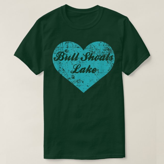 Camiseta Adoro Bull Shoals Lake, Arkansas acampando present (Frente do Design)