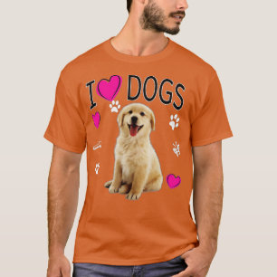Camiseta Adoro Cachorros - Ouro Labrador recupera