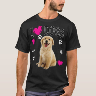 Camiseta Adoro CachorrosCamisa de recuperação do Labra