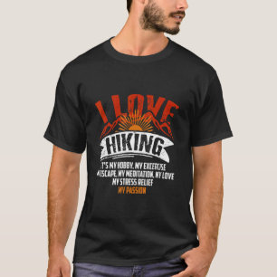 Camiseta Adoro caminhar É minha paixão Legal Retro Moderno 