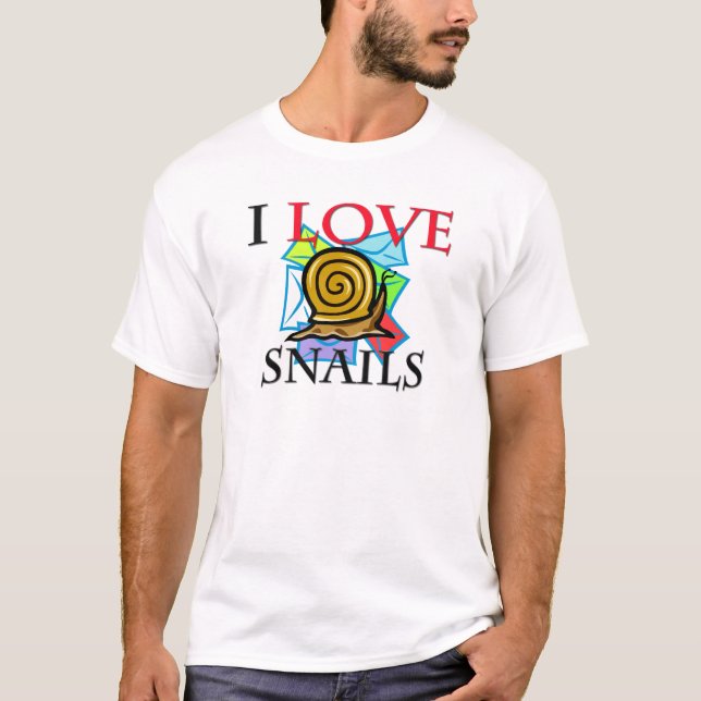 Camiseta Adoro Caracóis (Frente)