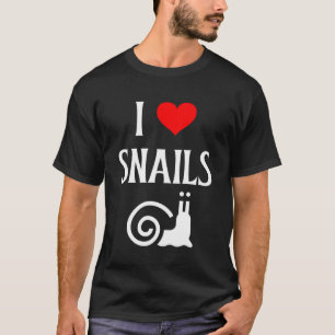 Camiseta Adoro Caracóis, Caracóis Cardíacos Caracóis Caracó