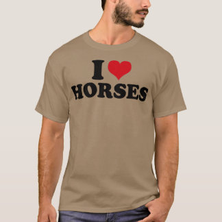 Camiseta Adoro Cavalos