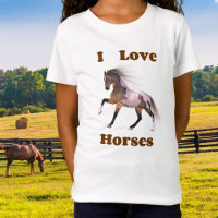 Adoro Cavalos - Cavalo Pinto - Camisa-T-Cavalo Men