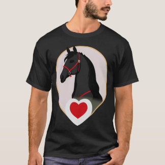 Camiseta Adoro cavalos vintage