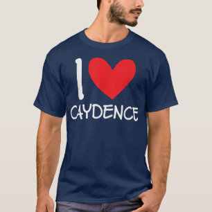 Camiseta Adoro Caydence Name Personalizar Menina Mulher BFF