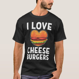 Camiseta Adoro Cheeseburgers Cheeseburger Cheese Burger