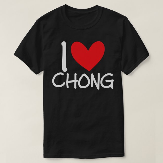 Camiseta Adoro Chong Name Personalizado Men Cara Amigo BFF (Frente do Design)